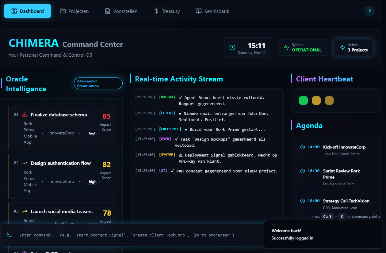 CHIMERA Command Center